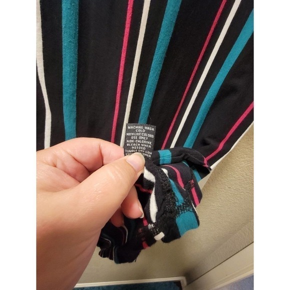 Vox Populi Men's Multi-Color Striped "Hype" Sleeveless T-Shirt size XL - Picture 4 of 6